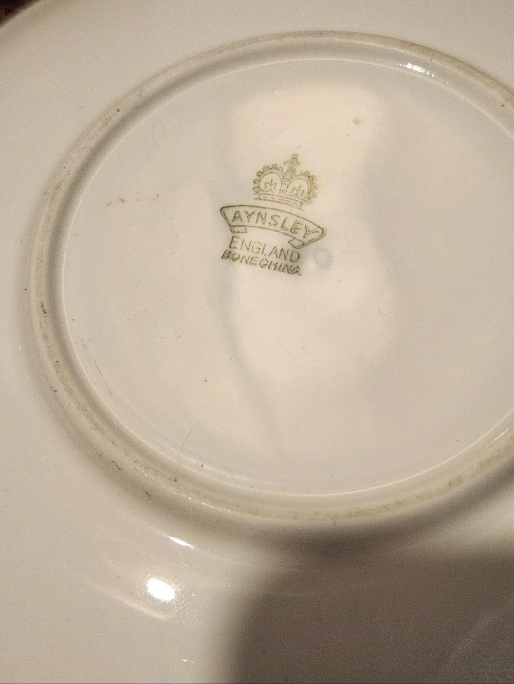 Vintage Aynsley England Bone China Cobalt Blue Gold Filigree Floral Cup & Saucer